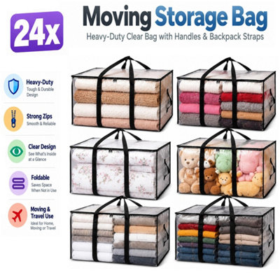 Atek Large Moving Boxes 24 Pack - White - Image 3