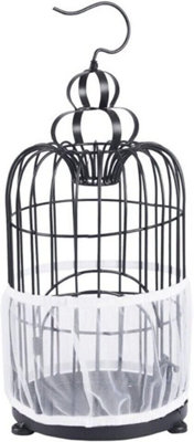 ATEK Bird Cage Seed Catcher Adjustable Nylon Mesh Skirt Guard Universal Cage Cover Net Parrots Parakeets Lovebirds Macaws African Grey from B&Q