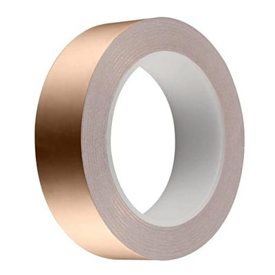 ATEK Copper Tape,5mm X 25M Slug Repellent Copper Tape With Conductive Adhesive More Wide Adhesive Copper Slung Snail Barrier Tape from B&Q