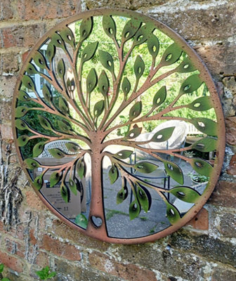 Inspirational Gifting Beautiful Tree Of Life Mirror Screen 64Cm Diameter from B&Q