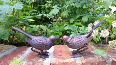 B&Q -  Pair Of Birds Sculpture Garden Ornament