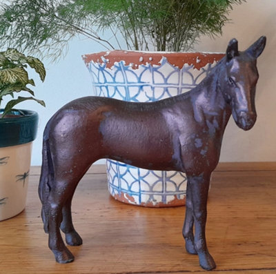 Inspirational Gifting Miniature Horse Sculpture Ornament Figurine from B&Q