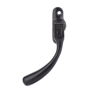 Dart Locking Bulb End Espag Window HandleBlack from B&Q
