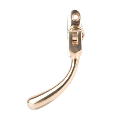 Dart Locking Bulb End Espag Window HandlePolished Brass from B&Q