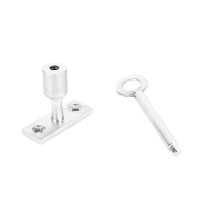 Dart Locking Casement Stay PinSatin Chrome from B&Q