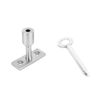 Dart Locking Casement Stay PinSatin Nickel from B&Q