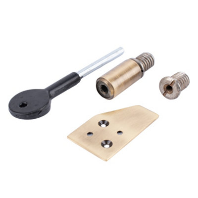 Sash Heritage Sash Stop 28mm With 100mm Key And 2 S/s InsertsAntique Brass from B&Q