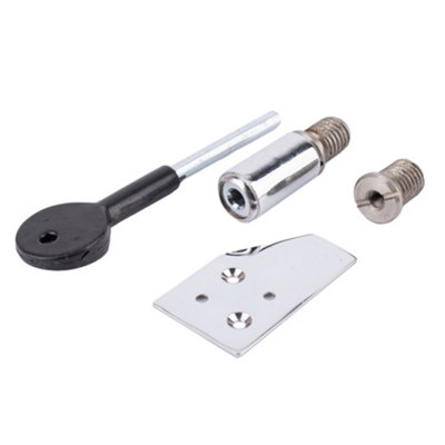Sash Heritage Sash Stop 28mm With 100mm Key And 2 S/s InsertsPolished Chrome from B&Q