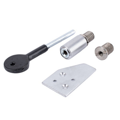 Sash Heritage Sash Stop 28mm With 100mm Key And 2 S/s InsertsSatin Chrome from B&Q