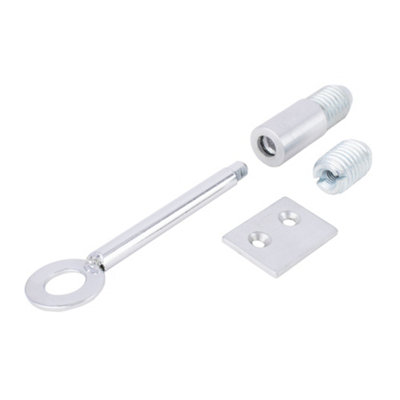 Sash Heritage Slim Sash Stop With Key & 2 Inserts -20mmSatin Chrome from B&Q