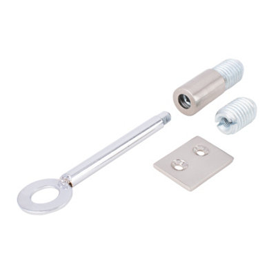 Sash Heritage Slim Sash Stop With Key & 2 Inserts -20mmSatin Nickel from B&Q