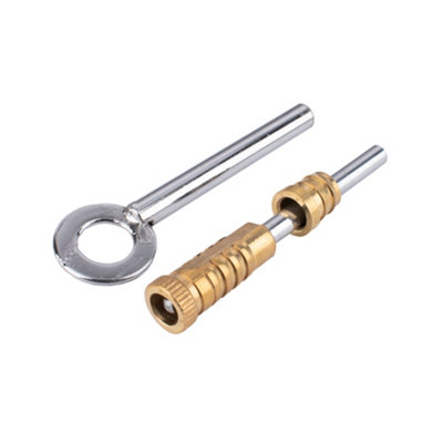 Sash Heritage Dual Screw With Key70mmPolished Brass from B&Q