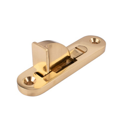 Sash Heritage Weekes Sash Stop With Radius EndsPolished Brass from B&Q