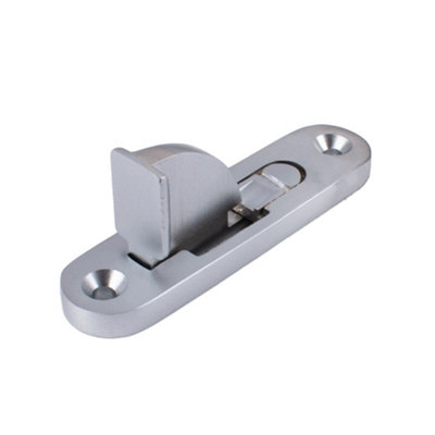 Sash Heritage Weekes Sash Stop With Radius EndsSatin Chrome from B&Q