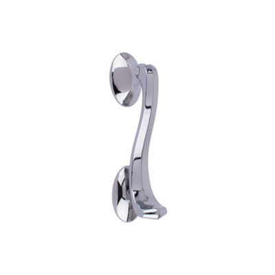 Timber Series Horsetail Door KnockerPolished Chrome from B&Q