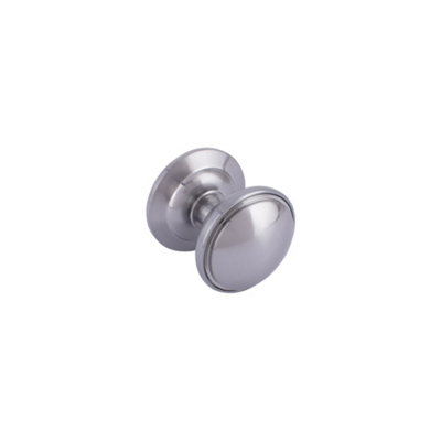 Timber Series Decorative Round Door KnobGraphite from B&Q