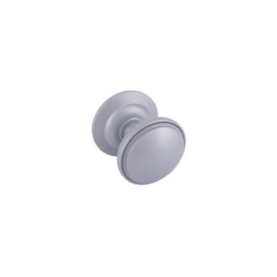 Timber Series Decorative Round Door KnobPremium Satin from B&Q