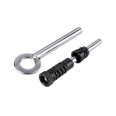 Sash Heritage Dual Screw With Key70mmBlack from B&Q