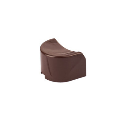 B&Q -  Replacement End Cap For Xr16Brown