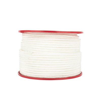 Plaited Nylon Sash Cord (6mm)100M from B&Q