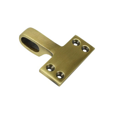 Sash Heritage Flat Sash Eye (Heavy Duty)Antique Brass from B&Q