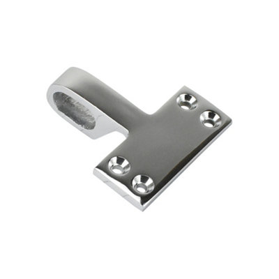 Sash Heritage Flat Sash Eye (Heavy Duty)Polished Chrome from B&Q