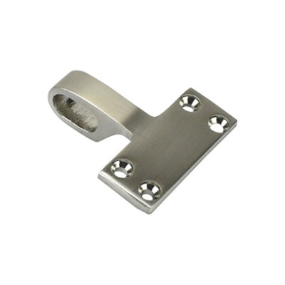 Sash Heritage Flat Sash Eye (Heavy Duty)Satin Nickel from B&Q