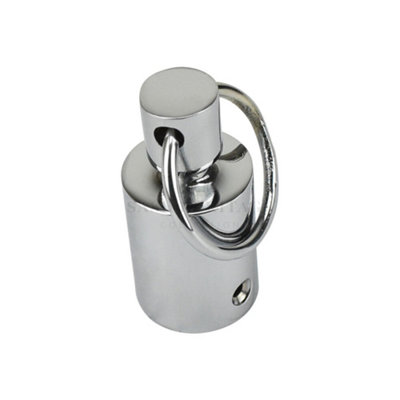 Sash Heritage Pole EndPolished Chrome from B&Q