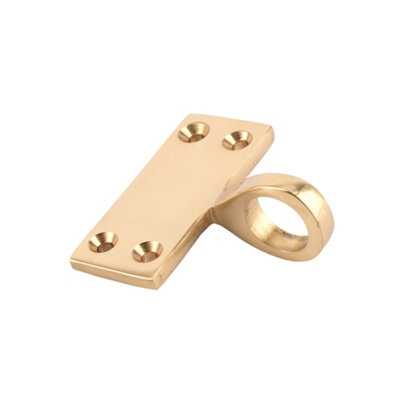 Sash Heritage Flat Sash EyePolished Brass from B&Q