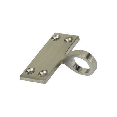 Sash Heritage Flat Sash EyeSatin Nickel from B&Q