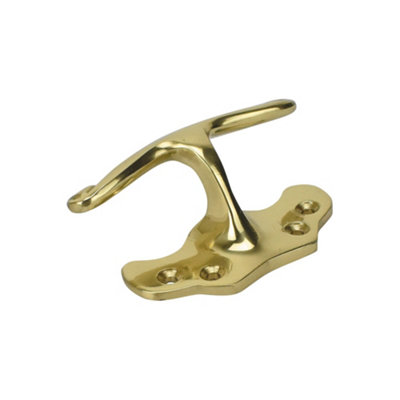 Sash Heritage Ornate Sash Handle (70mm)Polished Brass from B&Q