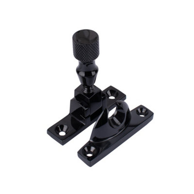 Sash Heritage Brighton Fastener Knurled Top Narrow (Non Locking)Black from B&Q