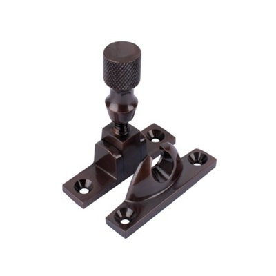 Sash Heritage Brighton Fastener Knurled Top Narrow (Non Locking)Bronze from B&Q