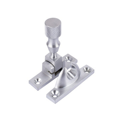 Sash Heritage Brighton Fastener Knurled Top Narrow (Non Locking)Satin Chrome from B&Q