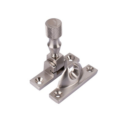 Sash Heritage Brighton Fastener Knurled Top Narrow (Non Locking)Satin Nickel from B&Q
