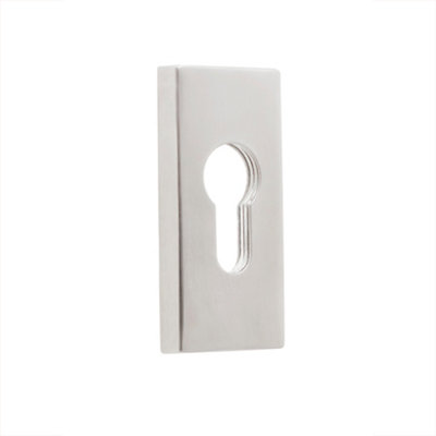 Sox 316 Square Euro EscutcheonStainless Steel from B&Q