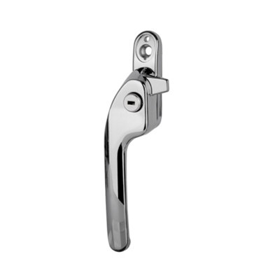 Timber Series Guru Cranked Locking Window FastenerPolished Chrome (Left Hand) from B&Q