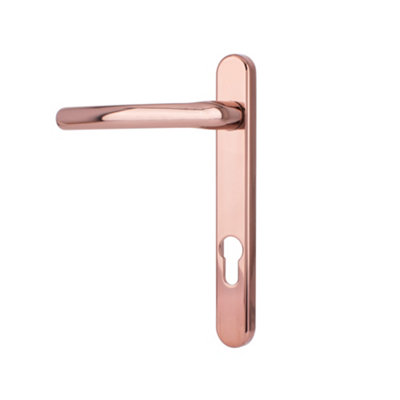 Timber Series Windsor Door Handle 92mm Centre SprungRose(Sold In Pairs) from B&Q