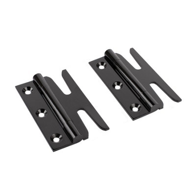 Simplex Solid Brass Standard Hinges (Sold In Pairs)Black