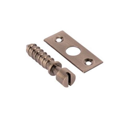 Simplex Brass Hinge Screws (Sold In Pairs)Antique Nickel