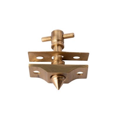  - Simplex Brass Baton Rod Screw Standard (38mm)Polished Brass