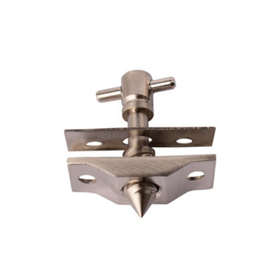  - Simplex Brass Baton Rod Screw Standard (38mm)Satin Nickel
