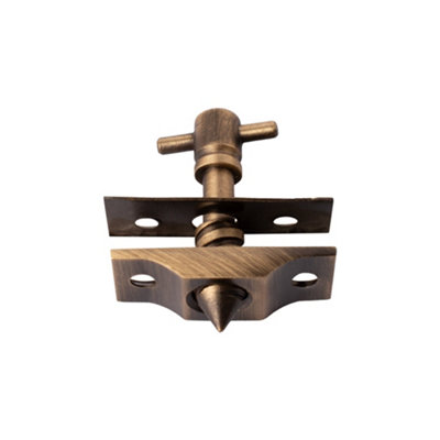  - Simplex Brass Baton Rod Screw Standard (38mm)Antique Brass