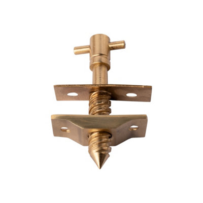  - Simplex Brass Baton Rod Screw Extra Long (52mm)Polished Brass