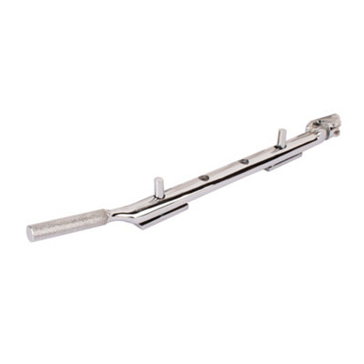 Dart Knurled Window Casement Stay250mmPolished Chrome from B&Q