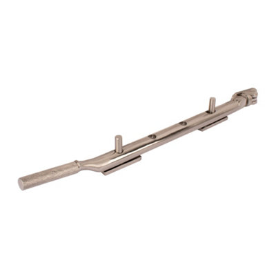 Dart Knurled Window Casement Stay250mmSatin Nickel from B&Q