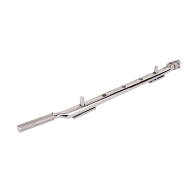 Dart Knurled Window Casement Stay300mmPolished Chrome from B&Q