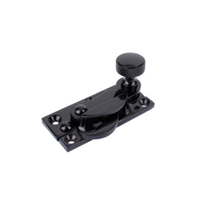 Sash Heritage Claw Fastener With Knurled Knob (Non Locking)Black Polished
