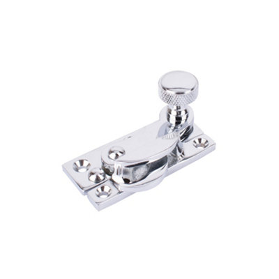 Sash Heritage Claw Fastener With Knurled Knob (Non Locking)Polished Chrome