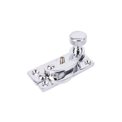 Sash Heritage Claw Fastener With Knurled Knob (Locking)Polished Chrome